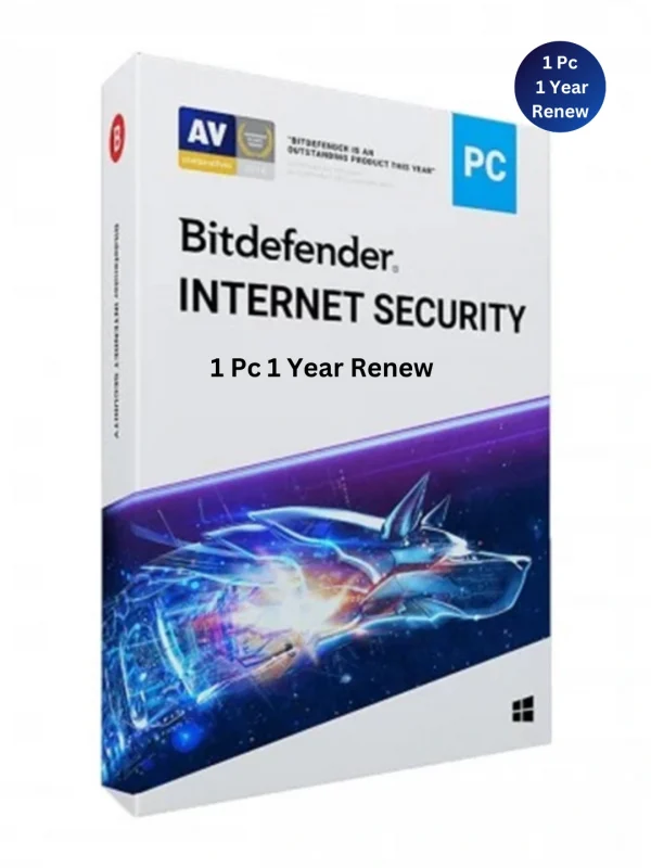 Bitdefender Internet Security 1 Pc 1 Year Renew