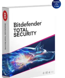Bitdefender Total Security 1 User 1 Year Renewal