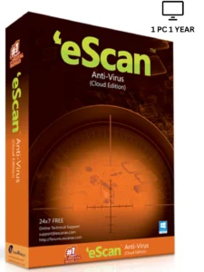 Escan Antivirus 1 User 1 Year