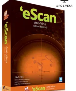 Escan Antivirus 1 User 1 Year