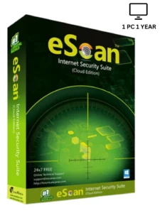 Escan Internet Security 1 User 1 Year