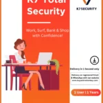 K7 Total Security 1 User 1 Year