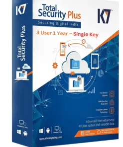 K7 Total Security 3 User 1 Year – Single Key