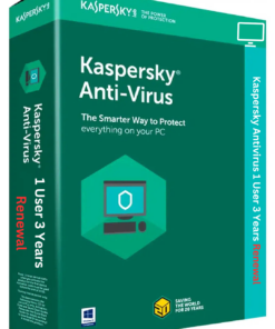 Kaspersky Antivirus 1 User 3 Years Renewal