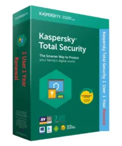 Kaspersky Total Security 1 User 1 Year Renewal