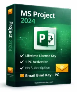 MS Project 2024 Email Bind Key PC