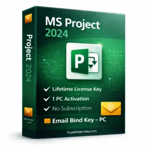 MS Project 2024 Email Bind Key PC