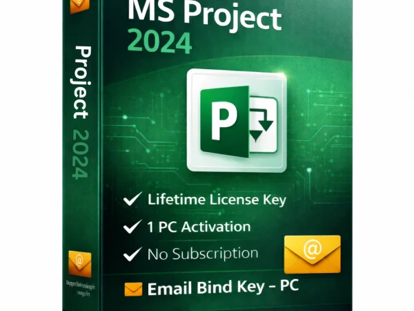 MS Project 2024 Email Bind Key PC