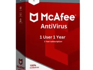 McAfee Antivirus 1 Pc 1 Year