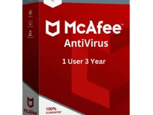McAfee Antivirus 1 User 3 Years