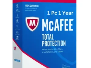 McAfee Total Protection 1 Pc 1 Year