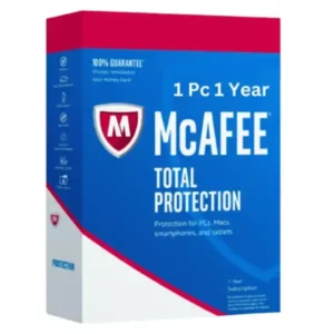 McAfee Total Protection 1 Pc 1 Year