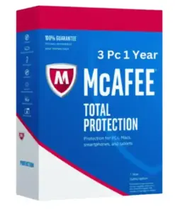 McAfee Total Protection 3 Pc 1 Year