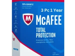 McAfee Total Protection 3 Pc 1 Year