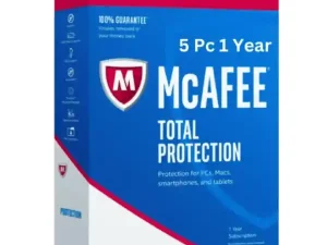 McAfee Total Protection 5 Pc 1 Year