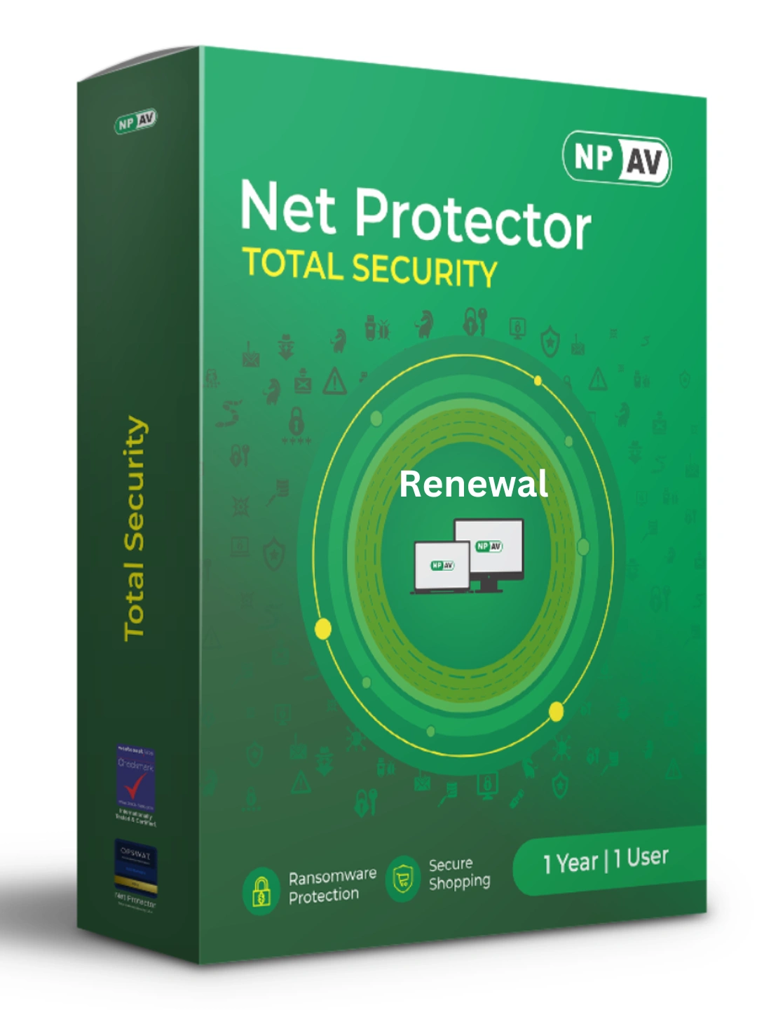 Net Protector Total Security 1 User 1 Year Renewal