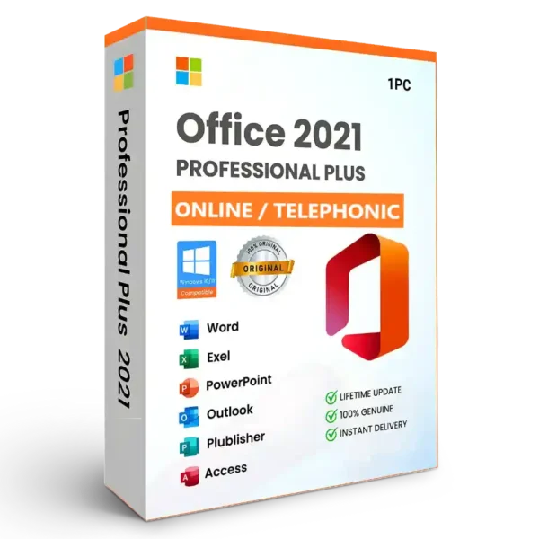 MS Office 2021 Professional Plus Online Activation
