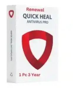 Quick Heal Antivirus Pro 3 User 1 Year
