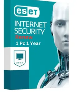 Renew Eset internet security 1 User 1 Year