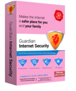 Renew Guardian Internet Security 1 User 1 Year