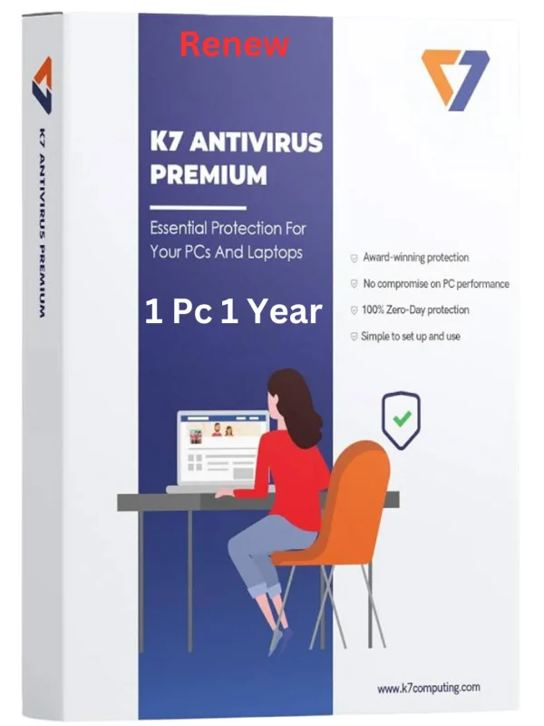 Renew K7 Antivirus Premium 1 User 1 Year