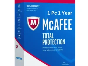 Renew McAfee Total Protection 1 User 1 Year
