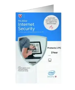 Renew Mcafee Internet Security 1 User 1 Year