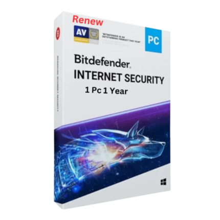 Bitdefender Internet Security 1 Pc 1 Year Renew