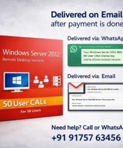 Windows Server 2016 RDS User CAL license key delivery with installation guide and official download support