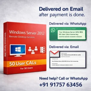 Windows Server 2016 RDS CAL License Key Email Delivery with Setup Guide Windows Server 2016 RDS User CAL license key delivery with installation guide and official download support