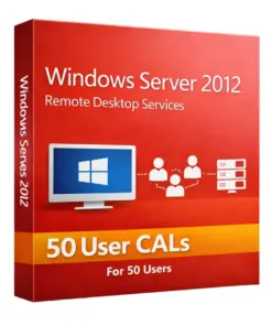 Windows Server 2012 RDS 50 User CAL License