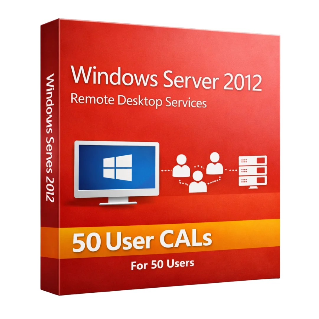 Windows Server 2012 RDS 50 User CAL License