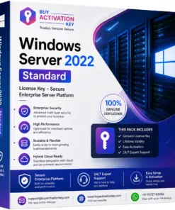 Windows Server 2022 Standard License Key – Secure Enterprise Server Platform