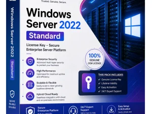 Windows Server 2022 Standard License Key – Secure Enterprise Server Platform