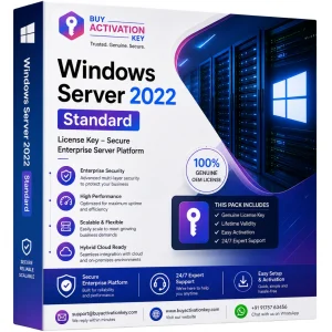 Windows Server 2022 Standard License Key – Secure Enterprise Server Platform
