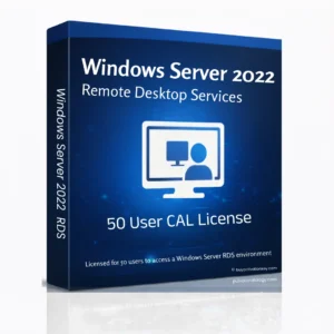 Windows Server 2022 Remote Desktop Services 50 User CAL License