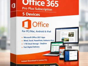 office 365 pro plus 5 devices box image subscription plan