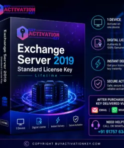 Exchange Server 2019 Standard License Key Lifetime for on-premise
