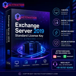 Exchange Server 2019 Standard License Key Lifetime for on-premise
